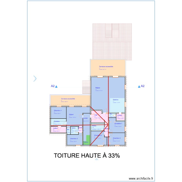 Plan AUBRY Architecte. Plan de 0 pièce et 0 m2