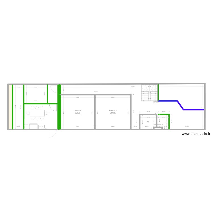 cha4. Plan de 17 pièces et 229 m2