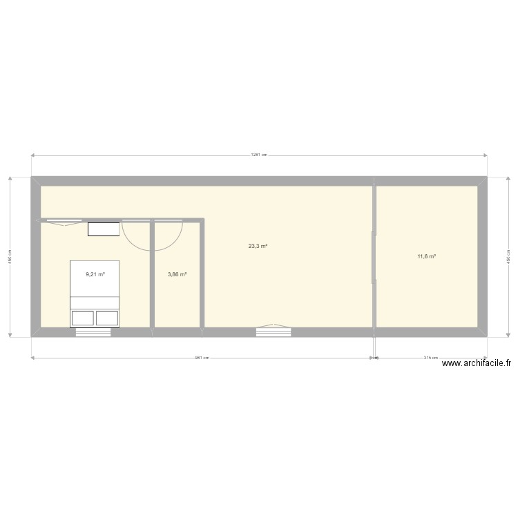 LOS GIGANTES T2 N° 2. Plan de 0 pièce et 0 m2