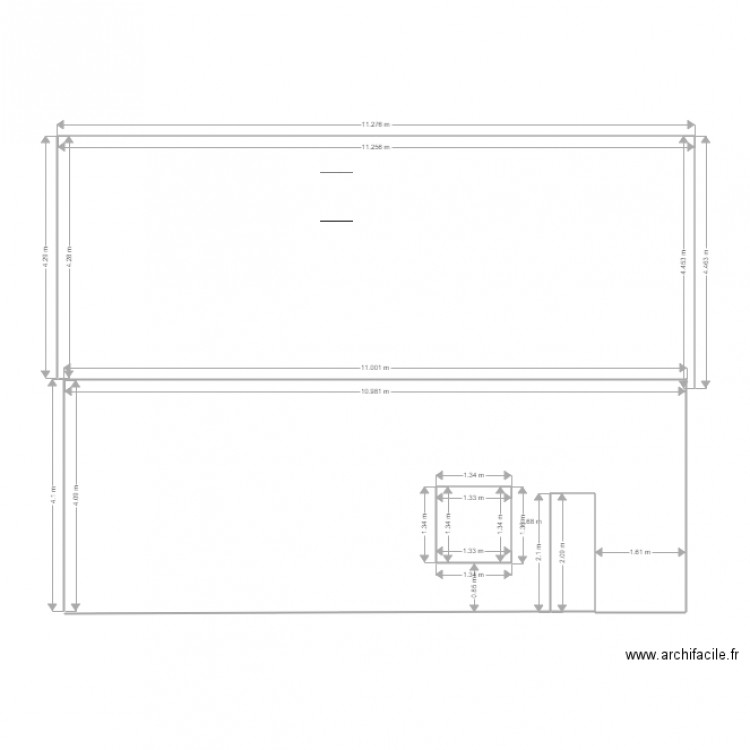 LEBRUN Pierre   Façade Existante. Plan de 0 pièce et 0 m2