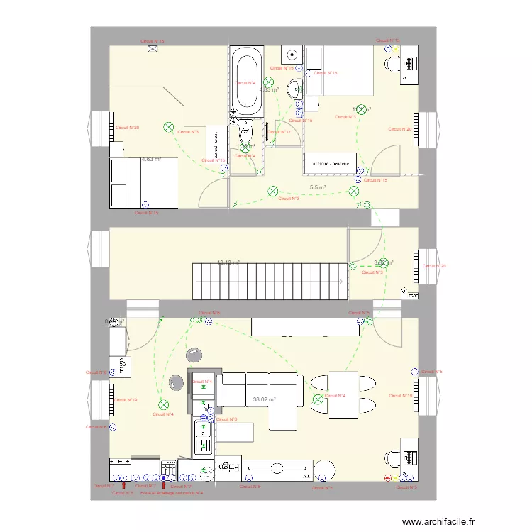 Chez moi. Plan de Chez moi. Plan de
