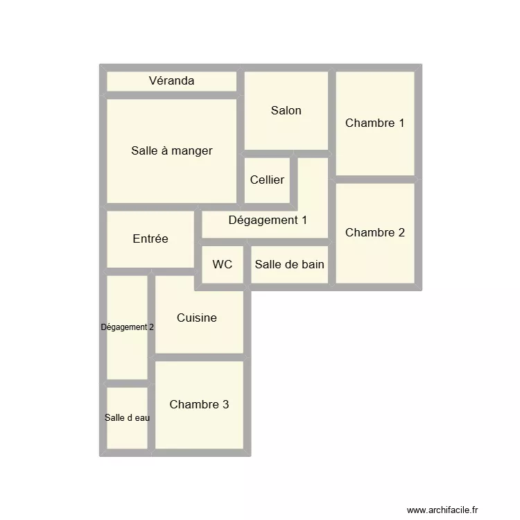 2511 ROUMAGNE. Plan de 