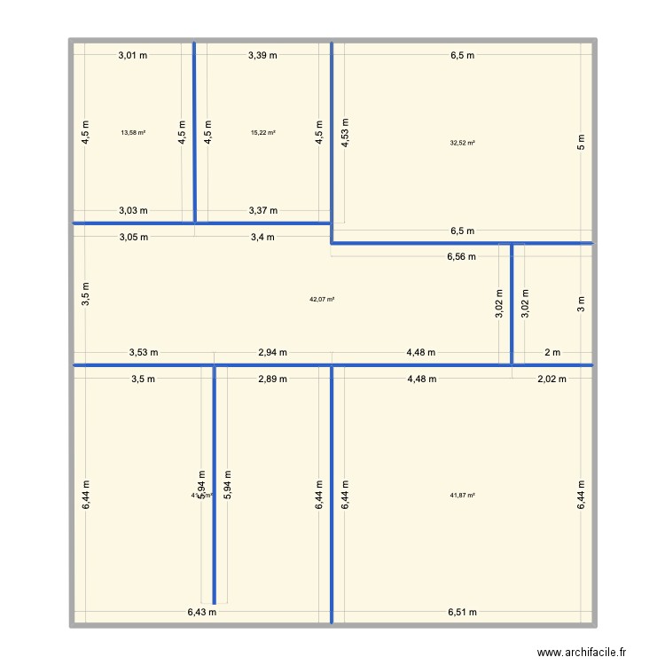 PLAN SAGGA EXE 19/08/25. Plan de 6 pièces et 186 m2