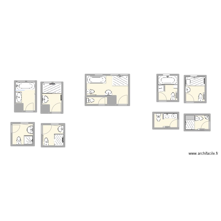 VAD M. D Stef. Plan de 13 pièces et 36 m2