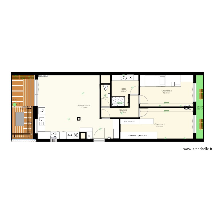 T3 Nogent sur Marne JPA. Plan de 0 pièce et 0 m2