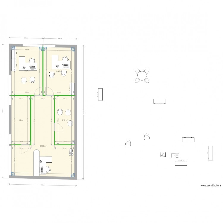 Commerces Nord v5. Plan de 0 pièce et 0 m2