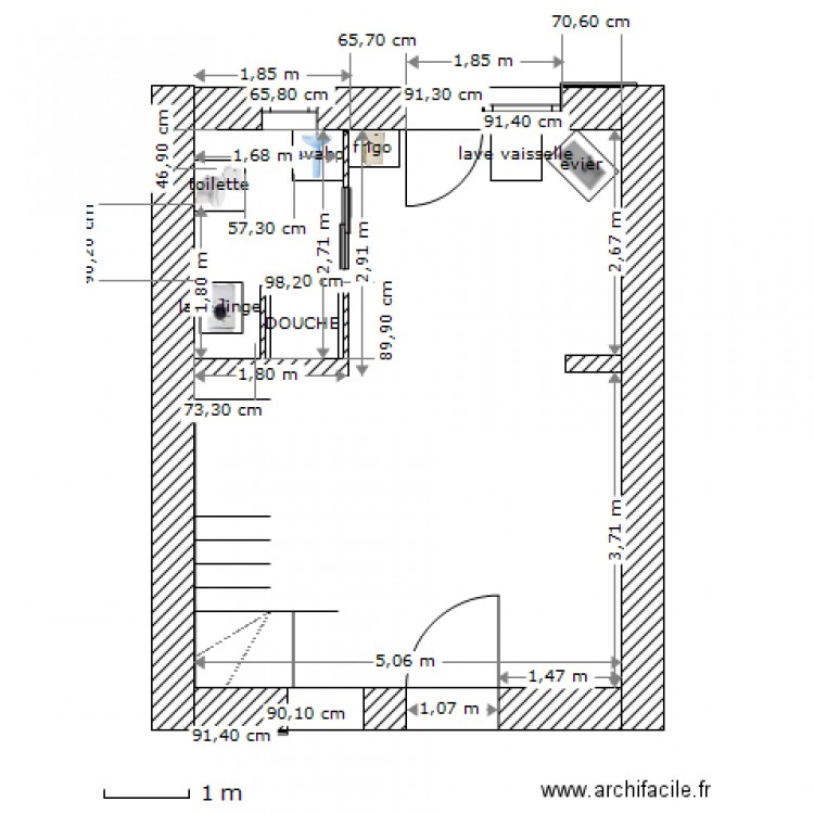 rc marges proposition 1. Plan de 0 pièce et 0 m2