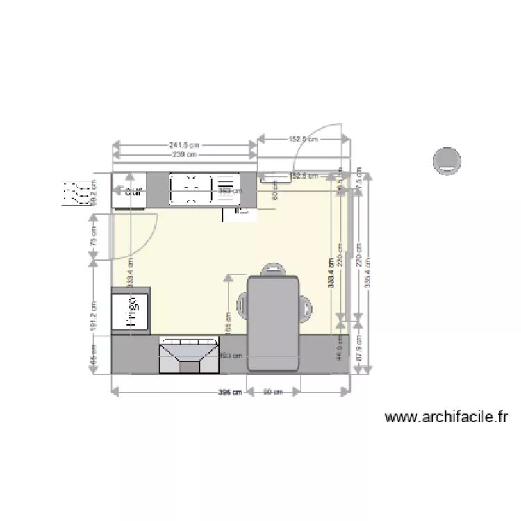 verdrin cuisine invers&eacute;e. Plan de 