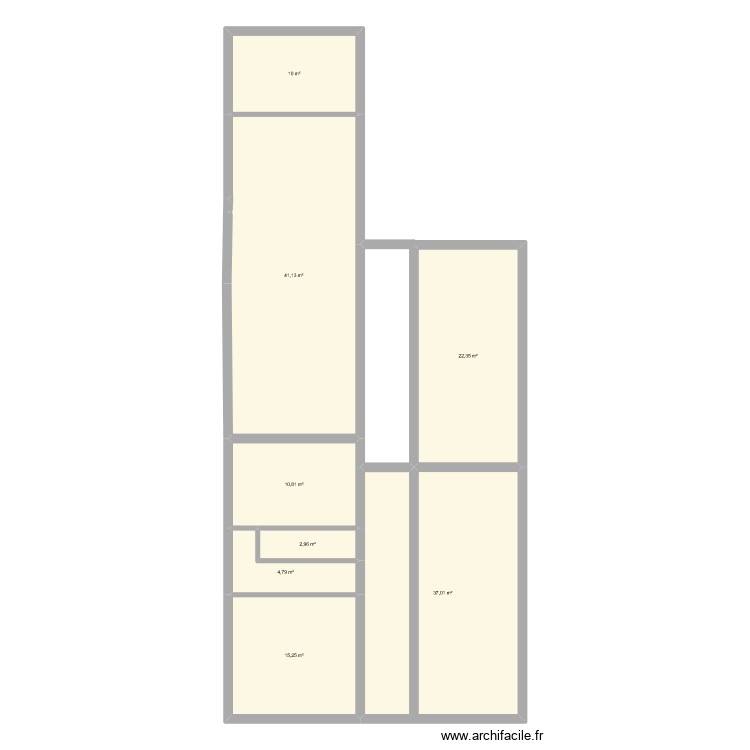 ExtensionCheneveaux. Plan de 0 pièce et 0 m2