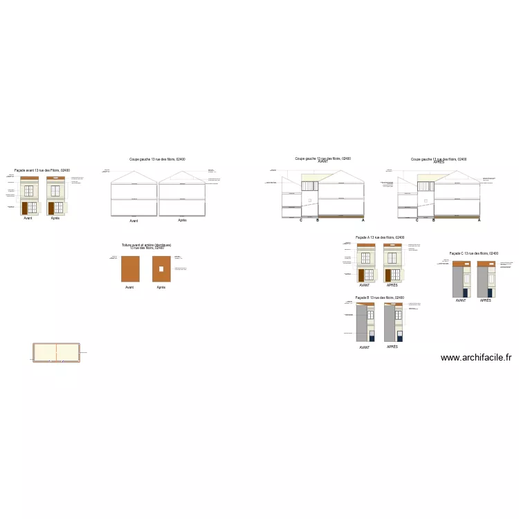 Maison. Plan de 