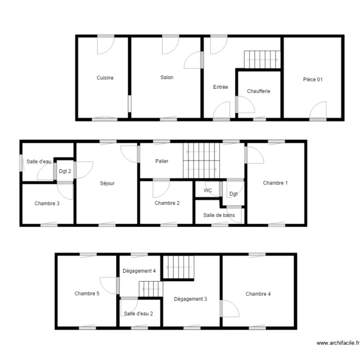 DE VILLARTAY MAYNEUF. Plan de 