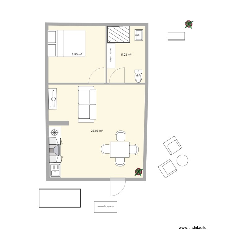 maison annexe 1. Plan de 0 pièce et 0 m2