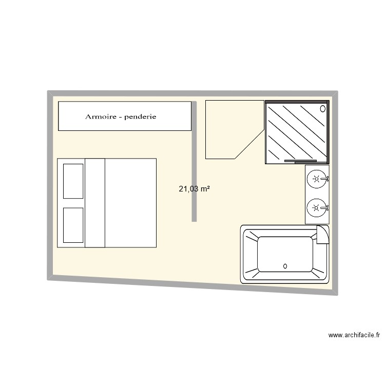 Salle de bain. Plan de 0 pièce et 0 m2