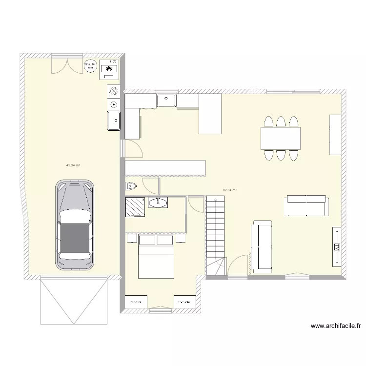 Maison CONLIE Judi. Plan de 