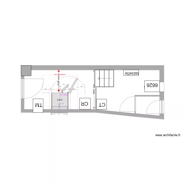 PLAN DE MASSE SIX FOUR 328EF. Plan de 