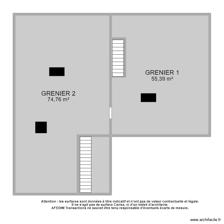 BI9840 GRENIER. Plan de 