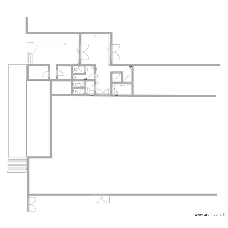 SALLE DES FËTES JOSEPHINE BAKER 2. Plan de 4 pièces et 14 m2