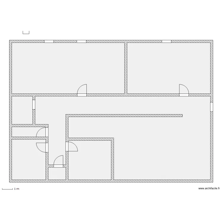 1er etage DUDELANGE maison. Plan de 