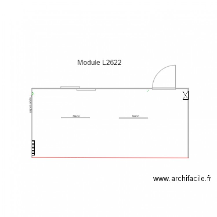 Module L2622. Plan de 0 pièce et 0 m2