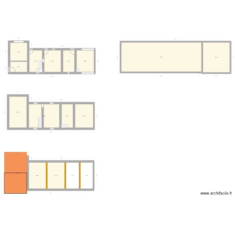 maison Yenne. Plan de 17 pièces et 481 m2