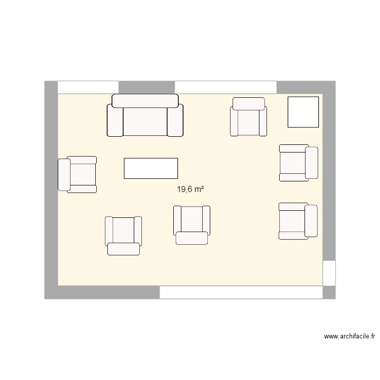 salon zilli. Plan de 0 pièce et 0 m2