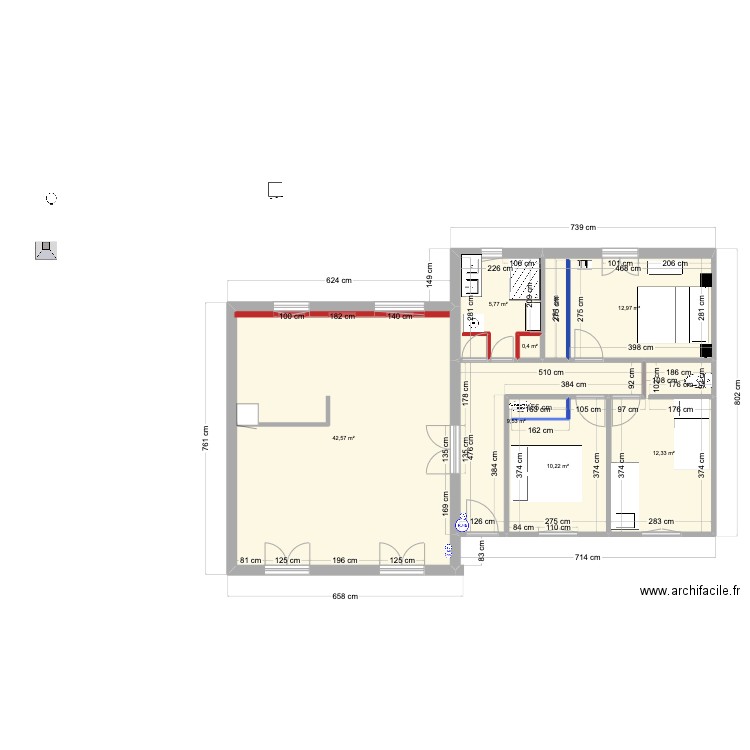 plan martine. Plan de 0 pièce et 0 m2