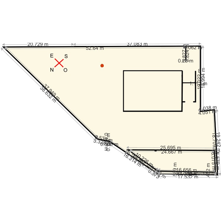 cadastre. Plan de 0 pièce et 0 m2