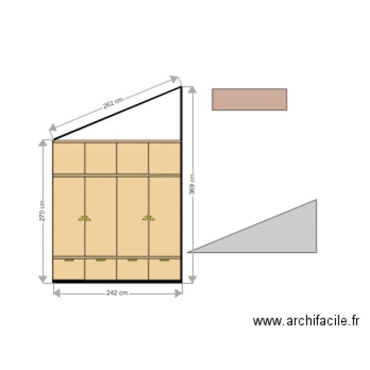 placard. Plan de 0 pièce et 0 m2