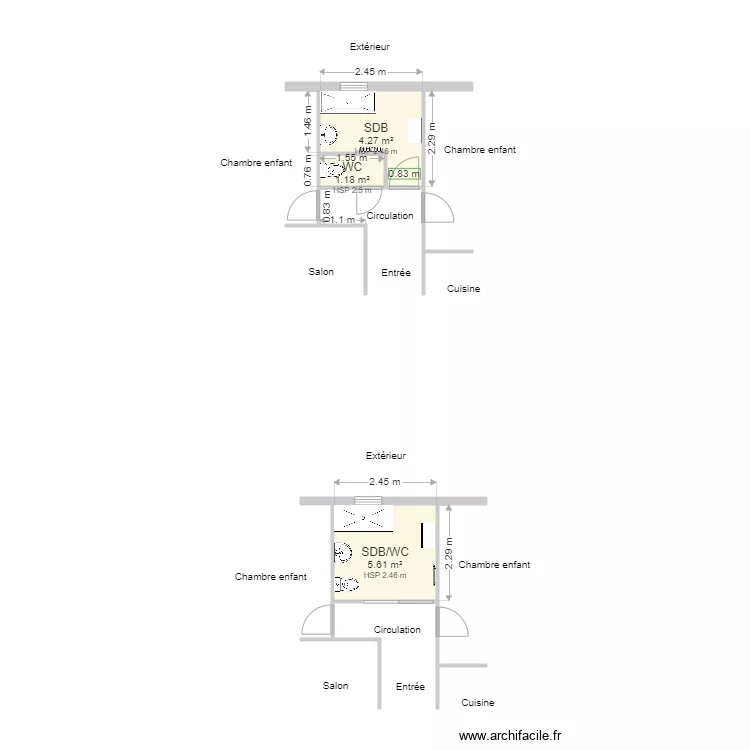 BERNON Michel. Plan de 