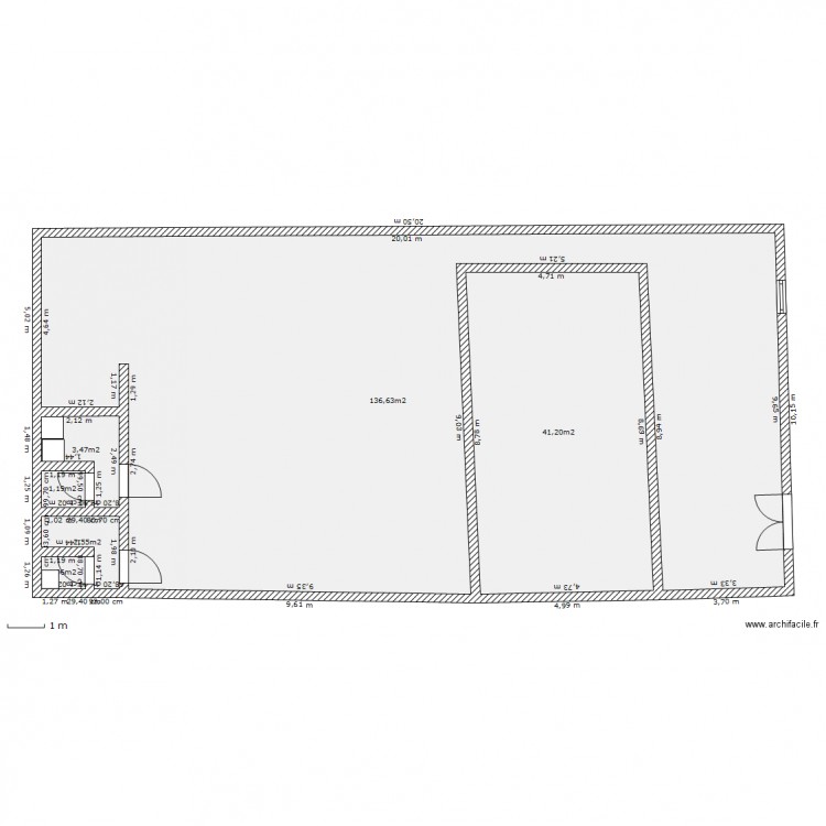 SALLE DE BOXE. Plan de 0 pièce et 0 m2