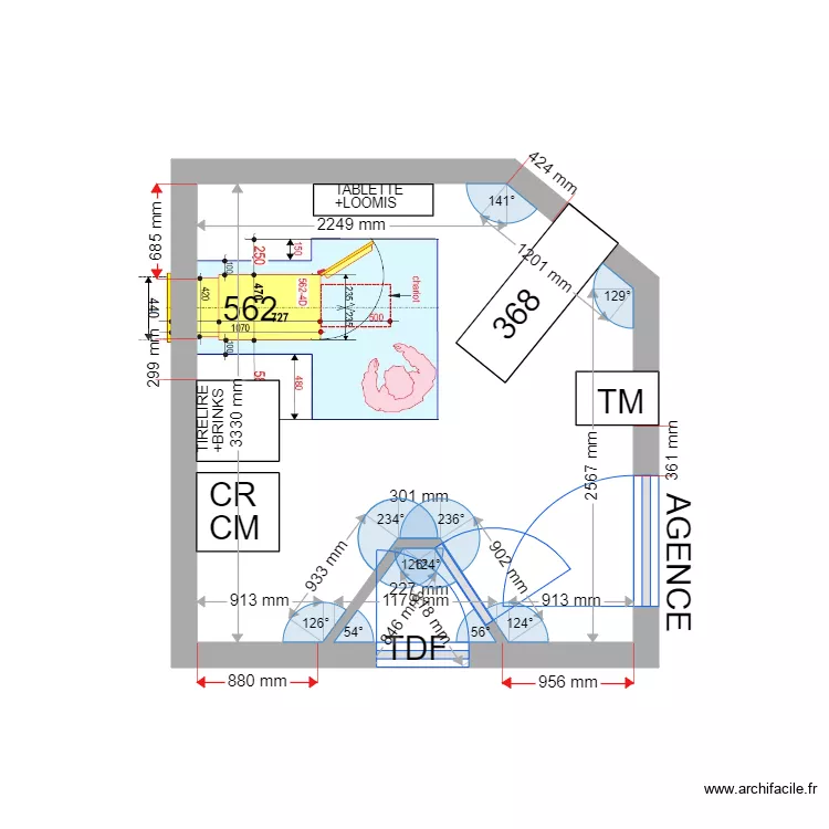 plan de masse existant MONTPELLIER LA LYRE 562. Plan de 