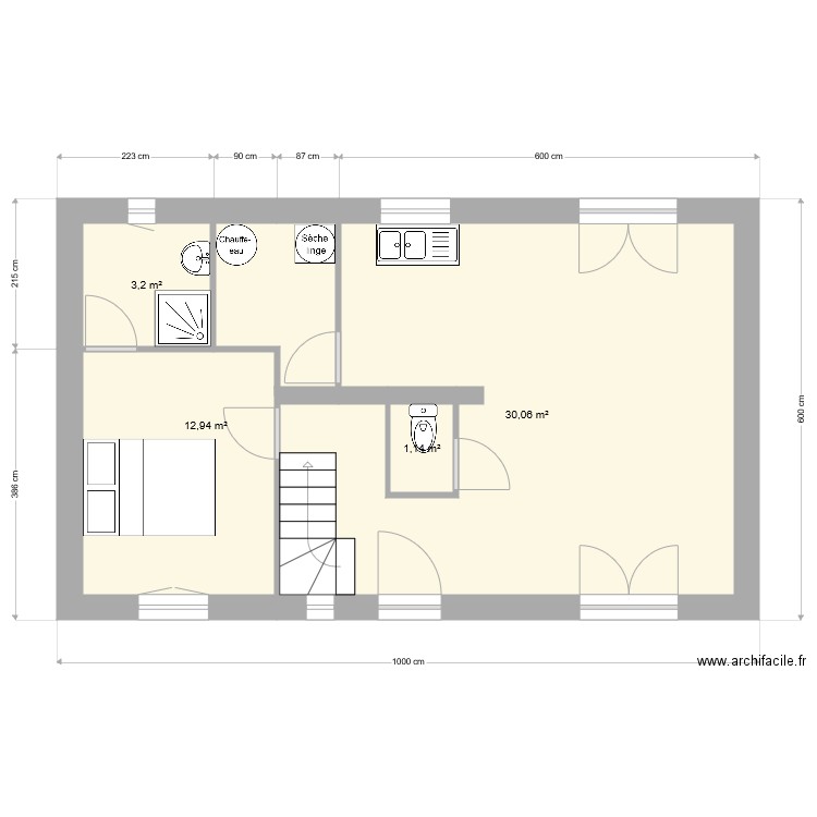 Djelidi rdc. Plan de 0 pièce et 0 m2