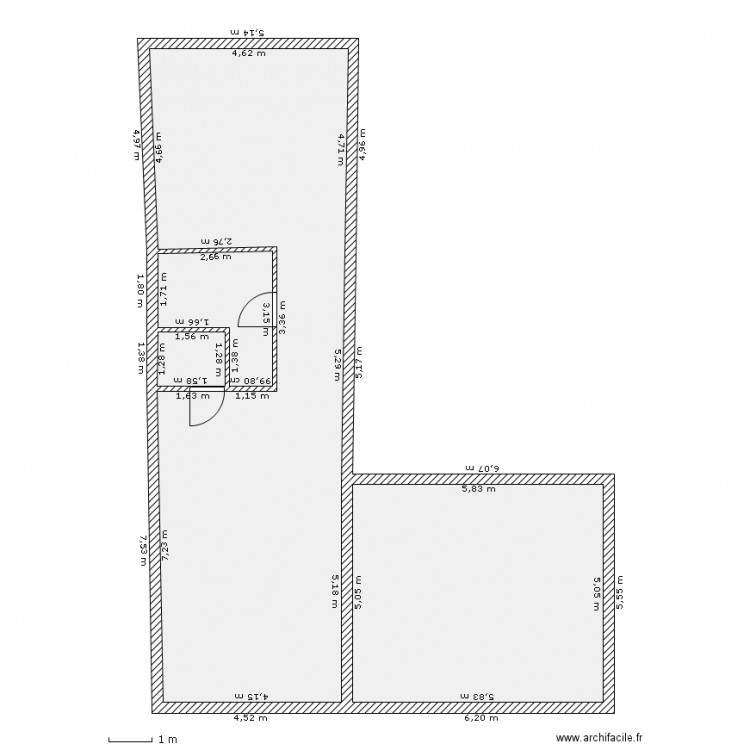 maison. Plan de 0 pièce et 0 m2