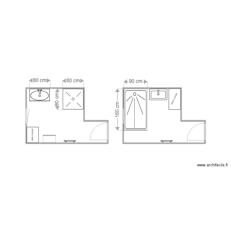 Salle de Bains Desiles. Plan de 0 pièce et 0 m2