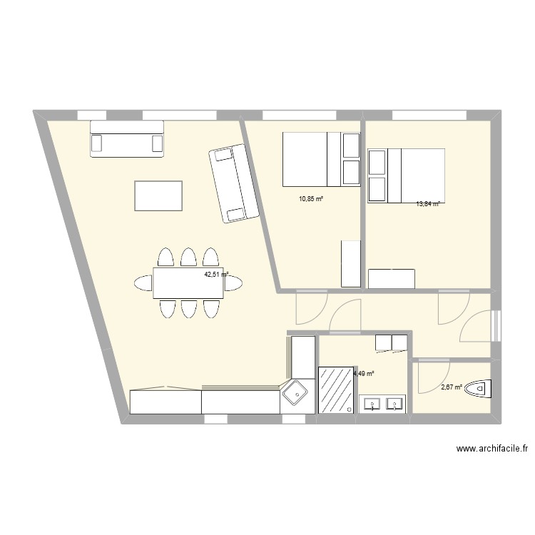 axa5. Plan de 0 pièce et 0 m2