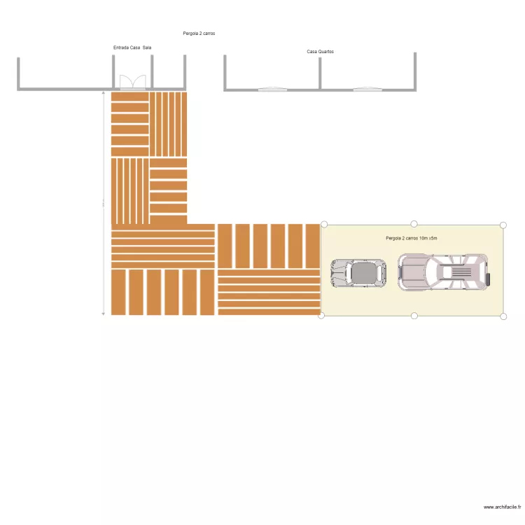 Casa Sul Pergola Carros. Plan de 