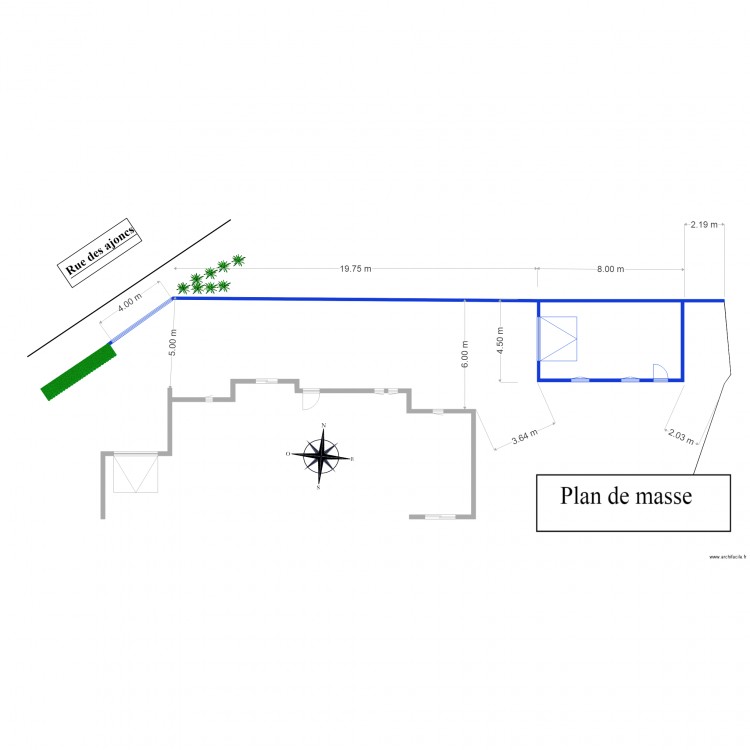 Plan masse 2. Plan de 0 pièce et 0 m2