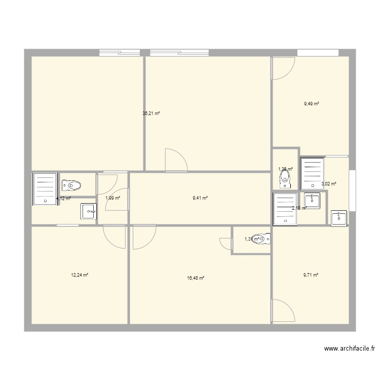  TARD ETAGE PLAN FINAL  . Plan de 0 pièce et 0 m2