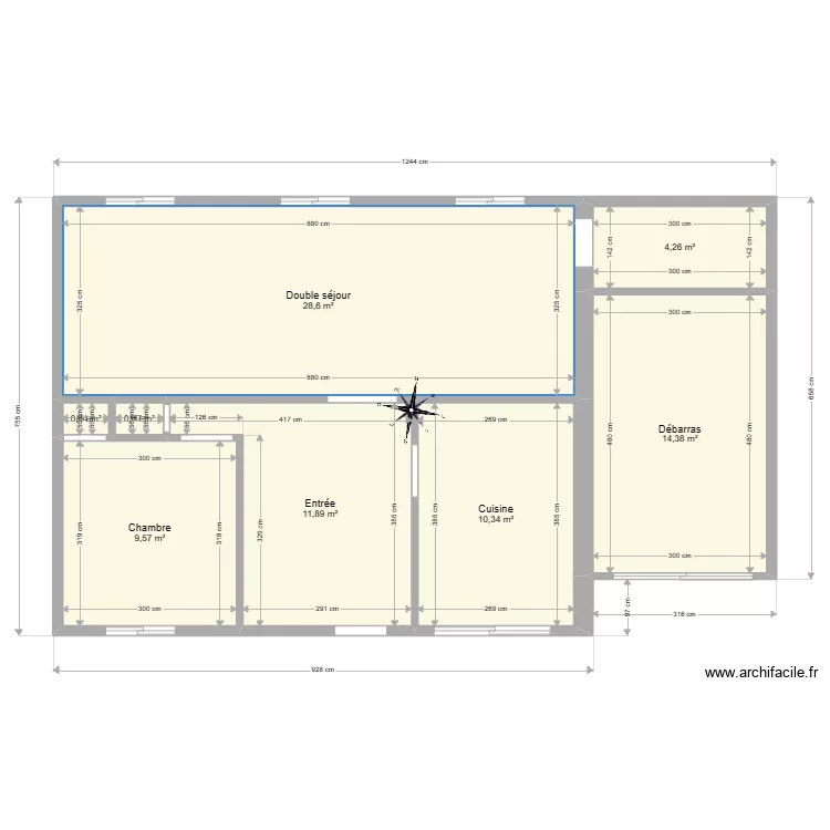PLAN RDC PROMENADE. Plan de PLAN RDC PROMENADE. Plan de