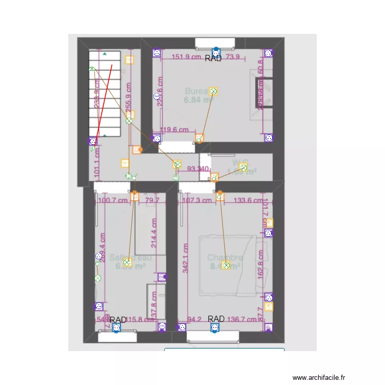 THOMAS 1 ER . Plan de 