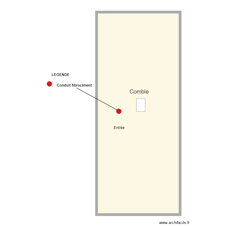 Combles les Aulnaies. Plan de 0 pièce et 0 m2