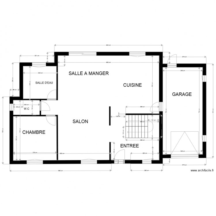 RDC  . Plan de 0 pièce et 0 m2