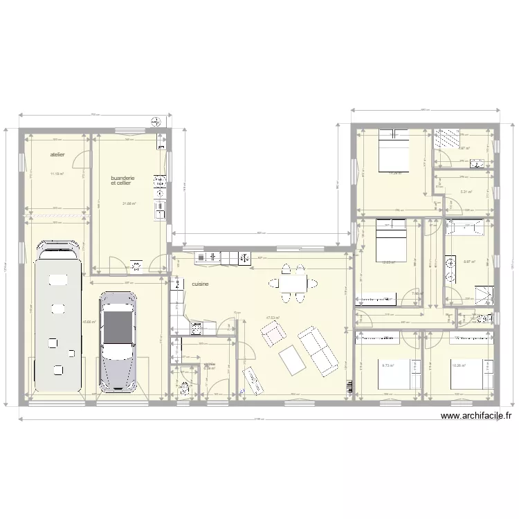 projet 1 la tour saint gelin. Plan de 