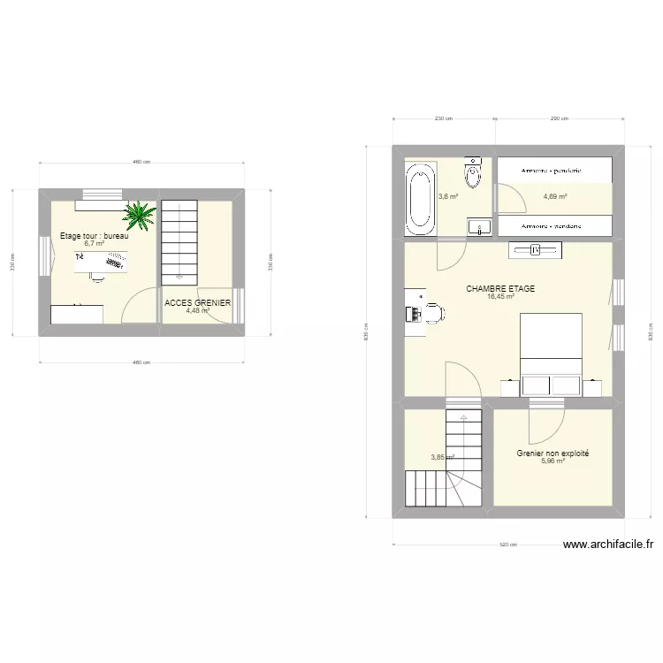 ETAGE MAISON. Plan de ETAGE MAISON. Plan de