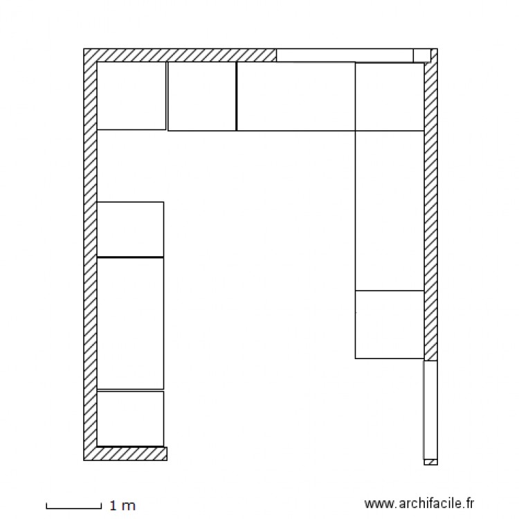 projet.cuisine.D. Plan de 0 pièce et 0 m2