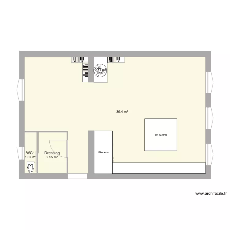 Appartement 17. Plan de 