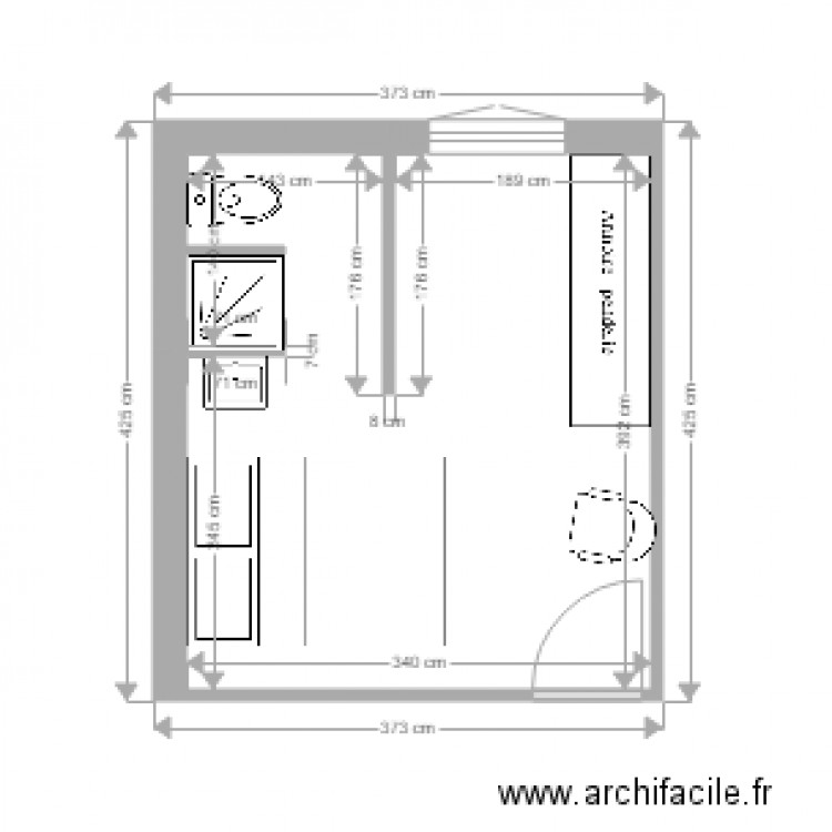 piece bas 2. Plan de 0 pièce et 0 m2