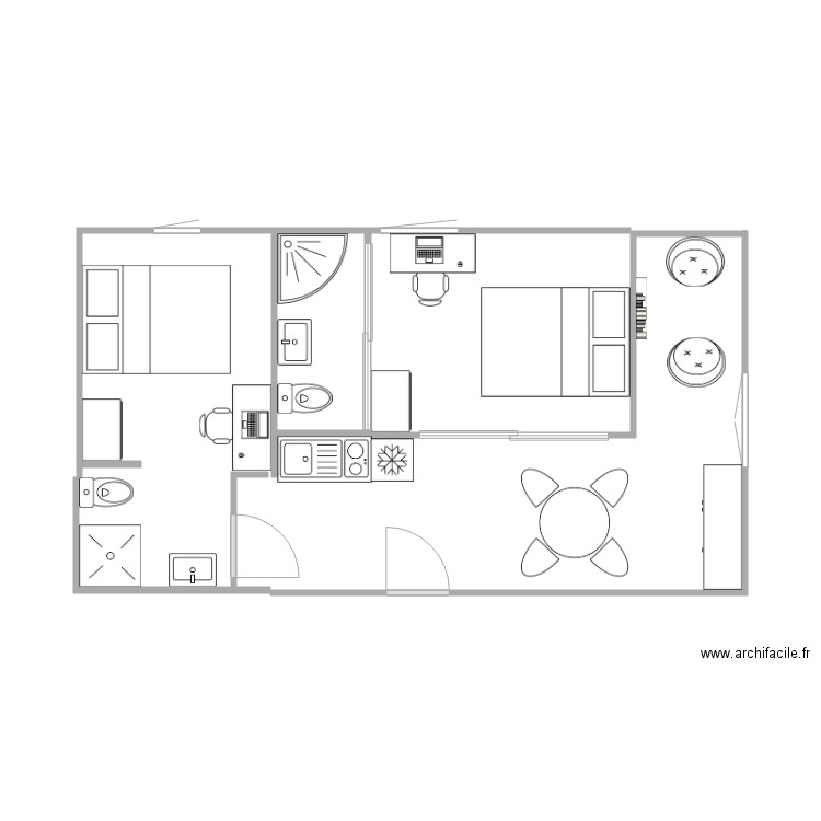 planta 2. Plan de 0 pièce et 0 m2