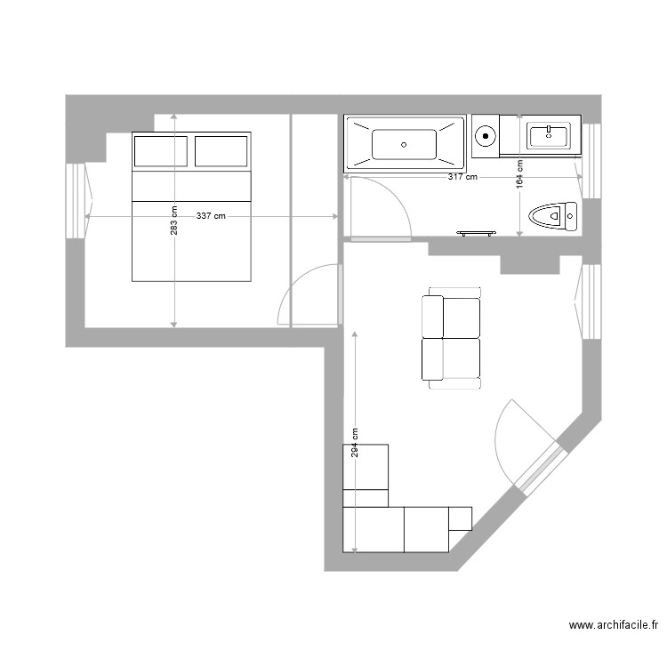 alexia projet 1. Plan de 0 pièce et 0 m2
