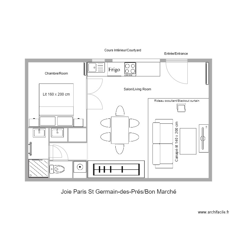 Bac. Plan de 0 pièce et 0 m2